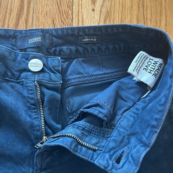 Closed sz 26 Baker blue Velour feel jeans zip fly great pre owned condition - Picture 4 of 8
